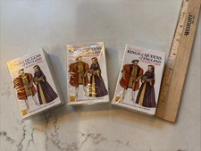 Lot Of 3 PLAYING CARDS The Famous Kings and Queens of England 1993 NIB Sealed picture