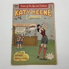 Katy Keene #49 Archie Comics 1959 Paper Dolls Pin-Ups Golf Cover picture