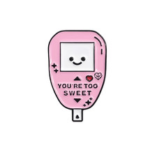 Cute Glucometer You'Re Too Sweet Enamel Pins Medicine Instrument Glucometer picture