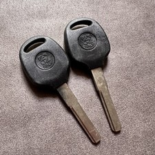 2x SILCA YM30BP SABB 1993/94 UNCUT BLANK PLASTIC TOP CAR KEY NOS NEW OLD STOCK picture