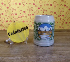 Vintage Karlsruhe German Beer Stein Mug 0.5L 