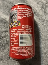 Vintage Max Headroom Graphic Coca-Cola Coke 12oz Soda Can 1986 👀 picture