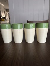 Vintage Raffiaware by Thermo Ware Plastic Cups picture