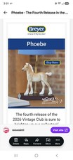 Breyer Phoebe Lamp Vintage Club only No Stablemate - Ship when received  picture