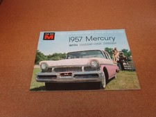 ORIGINAL 1957 Mercury Montclair Monterey Wagon sales brochure 12 pg folder picture