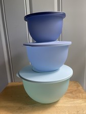 New Tupperware 3 Piece Classic Bowl Set picture