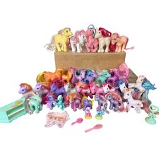 Vtg My Little Pony Lot G1 G3 1980s 2000s MLP Mixed Figures Accessories Hasbro picture