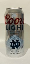 COORS LIGHT 16 OZ BEER CAN *EMPTY CAN* 2026 NOTRE DAME GO IRISH picture