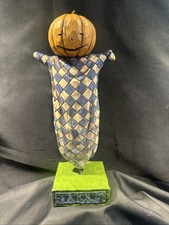 Jim Shore Heartwood Creek 118432 SPOOKY Halloween Pumpkin Ghost Figurine Retired picture