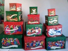 12 Days Of Christmas Nesting Boxes Barrington Studios Judy Hand picture