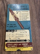 Vtg Slide Rule Calculator- Scully - Jones & Co. Selector For Style “A” Tap Chuck picture