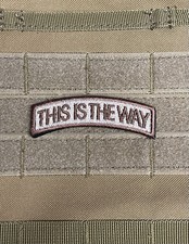 This is the Way Tab Shoulder Patch Mandalorian Bounty Hunter Tactical Morale 3