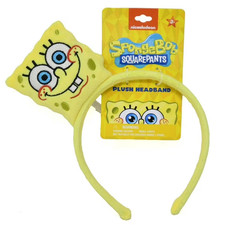 Spongebob Squarepants Plush Headband for Kids Nickelodeon HER Accessories Yellow picture