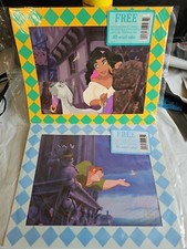2 LITHOGRAPHS of DISNEY'S 1996 THE HUNCHBACK of NOTRE DAME Sealed CD picture