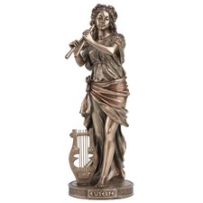 Veronese Design Euterpe Greek Muse of Music Sculpture, 9
