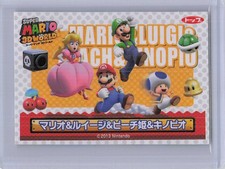 Super Mario 3D World Topp Card Mario Luigi Peach Toad 2013 Nintendo picture