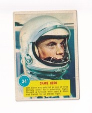 1963 Topps Astronaut R709-6 #34 John Glenn picture
