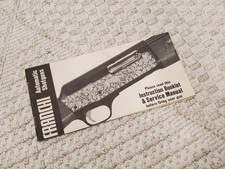 Original Vintage FRANCHI Automatic Shotguns Instruction Booklet & Service Manual picture
