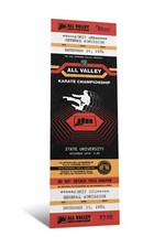 Tickets to the All Valley Karate Kid Championship. Movie Prop picture