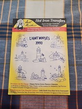 Aunt Martha's Hot Iron On Transfers LIGHTHOUSES 3993 picture