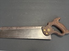 ANTIQUE R H DAVIS & CO. (DISSTON) BACK SAW, TENNON SAW, USA picture
