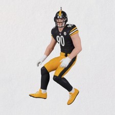 Hallmark  🏈 2022 Pittsburgh Steelers T.J Watt Ornament Brand New 🏈 picture
