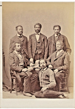 William Notman Yale 1872 College Sweeps African American Cabinet Card c1876 picture