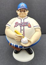 Mark Kotsay Atlanta Braves Autographed Signed Figure Dept 56 Flip Top picture