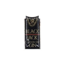 Black Jack London Dry Gin Bottle Vintage Pin with Clasp Not specified picture