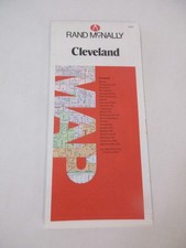 Rand McNally Cleveland Ohio City Street Travel Road Map~HrcRM picture