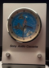 SONY Audio Cassette globe clock display  Item vintage Sony memorabilia  picture