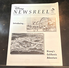 Disney Newsreel Disney's California Adventure Vol 25, Issue 29 July 19, 1996 picture