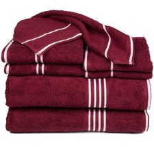 Lavish Home 8PC Bathroom Towels Set - 575GSM 100% Cotton Bathroom Essentials 2 picture