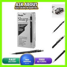 Pentel Sharp Mechanical Pencil 0.5mm Metallic Graphite Barrel Box of 12 P205MN picture