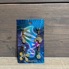 Pokemon Center Metal Charm Set Shiny Metagross Family 4 Pc 14+ NWT Used No picture