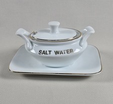 Giftware International Porcelain Passover Salt Water Server with Attached Tray picture