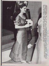 1966 Luci Johnson Nugent Bridesmaid St Austin's Church Austin Press Photo picture