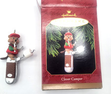 HALLMARK KEEPSAKE 1997 CLEVER CAMPER ORNAMENT picture