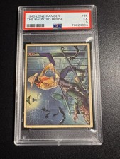 1940 Gum Inc Lone Ranger #35 Haunted House PSA 5 picture