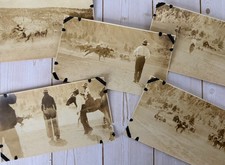 Antique Snapshot Photos Lot Cowboy Races Women Horses  Cattlemen’s Day Colorado picture