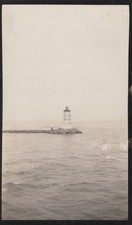 Los Angeles Harbor Light Angel's Gate Long Beach CA 1926 - Original Photo picture