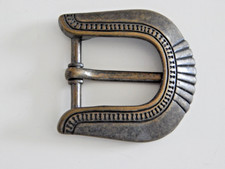 Vintage Century Canada  Antique Brass End Bar Belt Buckle Fits 1
