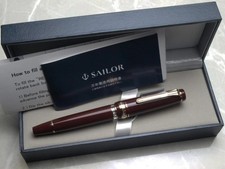 Japanese FP Sailor Professional Gear Realo Maroon 21K Fine-nib 11-3926-232 picture