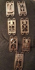 Large Lot Of 15 Misc Masonic Blue Lodge Officer Collar Silver&Gold Tone Emblems picture