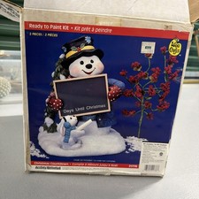 Vintage Wee Crafts Christmas Countdown Snowman Kit #21778 - New Open Box picture