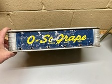 Vintage O-So Grape Soda Pop Metal Bottle Carrier Advertising picture