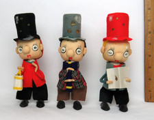 VTG 1940s 50s NOEL JAPAN CHRISTMAS CAROLER FIGURINES 7 1/4