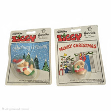 Ziggy Funnies 1981  2 Christmas Ornaments  8518 8515 Vintage  picture