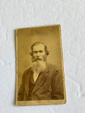 CIVIL WAR ERA CDV MAN VERY STERN STUDIO WALTER’S ART GALLERY  MAIN ST NORFOLK VA picture
