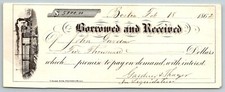 1862  Authentic Civil War Era  Boston Massachusetts Receipt     7